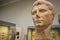 Marble statue of Roman politician Gaius Caesar at the British Museum in London