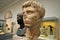 Marble statue of Roman politician Gaius Caesar at the British Museum in London