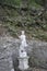 Marble Statue in the Wood at Baile Herculane Resort in Romania