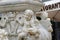 Marble Statues part of the St Andrew Fountain, Amalfi Coast, Piazza del Duomo, Italy