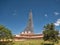 The marble stupa / monument to mark the formation of the Kampuchean United Front for National Salvation monument on 2nd Dec 1978