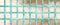 Marbled blue grid on brown watercolor background in abstract design, trendy terracotta and aquamarine blue colors and painted text