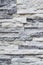 Marbled gray stone brick wall