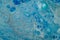 Marbled marine abstract background. Liquid acrylic marble pattern