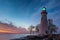 Marblehead Lighthouse in Ohio at Dawn
