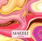 Marbling. Marble texture. Artistic abstract colorful background. Splash of paint. Colorful fluid. Bright colors