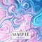 Marbling. Marble texture. Vector abstract colorful background. Paint splash. Colorful fluid