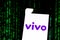 March 10, 2019, Brazil. `Vivo` brand logo on the mobile device screen. It is a concessionaire of fixed telephony, mobile telephon