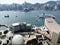 March 11, 2019 - Hong Kong modern building view from the sky, Ocean Terminal Victoria Harbor. Hong Kong
