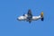 March 19, 2019 San Diego / CA / USA - Flying Navy Aircraft