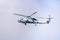 March 19, 2019 San Diego / CA / USA - Flying Navy Helicopter