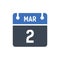 March 2 Calendar, date, interface, time icon, Web, internet, setting, time, calendar, change, date Calendar Date Icon