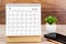 March 2022 desk calendar