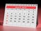 March 2024 calendar. One page of the annual business desk monthly calendar