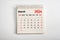 March 2024. One page of annual business monthly calendar on white background. reminder, business planning, appointment meeting and
