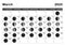 March 2025 Lunar calendar, Moon cycles