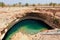 March 22 2022 - Bimmah sinkhole, Oman: People enjoy one of the world most beautiful natural sinkhole in the Sultanate of Oman
