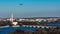 MARCH 26, 2018 - ARLINGTON, VA - WASH D.C. - Aerial view of Washington D.C. from Top of Town. Cityscape, states