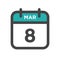 March 8 Calendar Day or Calender Date for Deadlines or Appointment