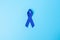 March Colorectal Cancer Awareness month, dark Blue color Ribbon for supporting people living and illness. Healthcare, hope and