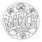 March Coloring Pages for Kids