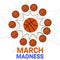 March Madness basketball sport design