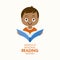 March Is National Reading Month vector