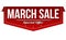 March sale banner design