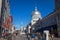 Marche Bonsecours in Montreal, Quebec, Canada, during a sunny afternoon. Bonsecours Market is the main attractions of Old Montreal