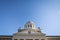 Marche Bonsecours in Montreal, Quebec, Canada, during a sunny afternoon, with the old coat of arms of the city.