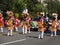 Marching in Colorful Costumes