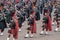 Marching Scottish Highland Pipers