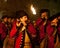 Marching soldiers in Colonial Williamsburg