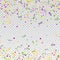 Mardi Gras carnival confetti seamless background. Traditional colors yellow, purple, green