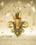 MARDI GRAS FLEUR DE LIS KING QUEEN PRINCE PRINCESS CROWN TIARA NEW ORLEANS CELEBRATION CONFETTI PARTY