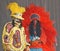 Mardi Gras Indians With Unique Costumes