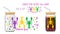 Mardi gras. Printable Full wrap for libby glass can
