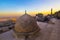 Mardin landscape beautiful sunset With minarets is best touristic destination of Mardin. High resolution landscape view of old Mar