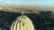 Mardin minaret and pigeons aerial view