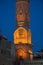 Mardin, Turkey - September 2021. Religious architecture of Islamic mosques of a medieval picturesque city on the Masopotamian