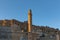 Mardin, Turkey - September 2021. Religious architecture of Islamic mosques of a medieval picturesque city on the Masopotamian