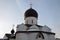 Marfo-Mariinsky Convent of Mercy in Moscow in winter