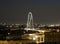 Margaret Hunt Hill Bridge at night