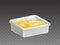Margarine in plastic container realistic vector
