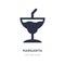 margarita icon on white background. Simple element illustration from Drinks concept