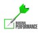 marginal performance check dart illustration