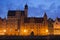 Mariacka Gate at night in Old Town of Gdansk