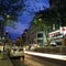 Mariahilfer strasse street vienna dusk night dark