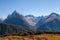 Marian Lake Lookout, Mt Christina and Mount Crosscut, view from Key Summit, Routeburn Track, New Zealand