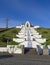 The Marian sanctuary of Nossa Senhora da Paz, Our Lady Of Peace Chapel, beautiful small chapel with huge stairs on a